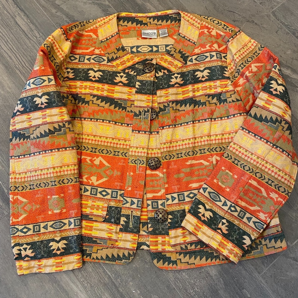 Chico's Southwestern Style Jacket
